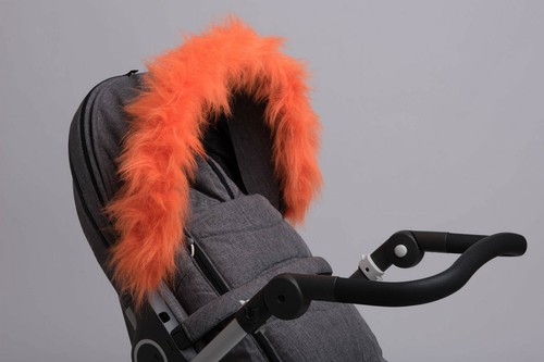Silver cross pram hood furs - cross,